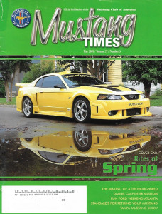 MUSTANG TIMES 2003 MAY - MUSTANG CLUB OF AMERICA